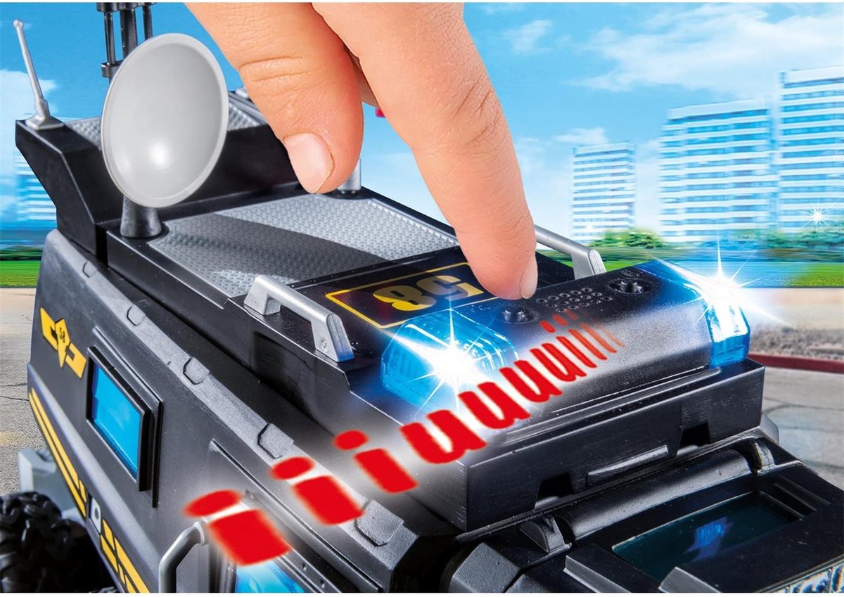 PLAYMOBIL City Action SIE-truck met licht en geluid - 9360