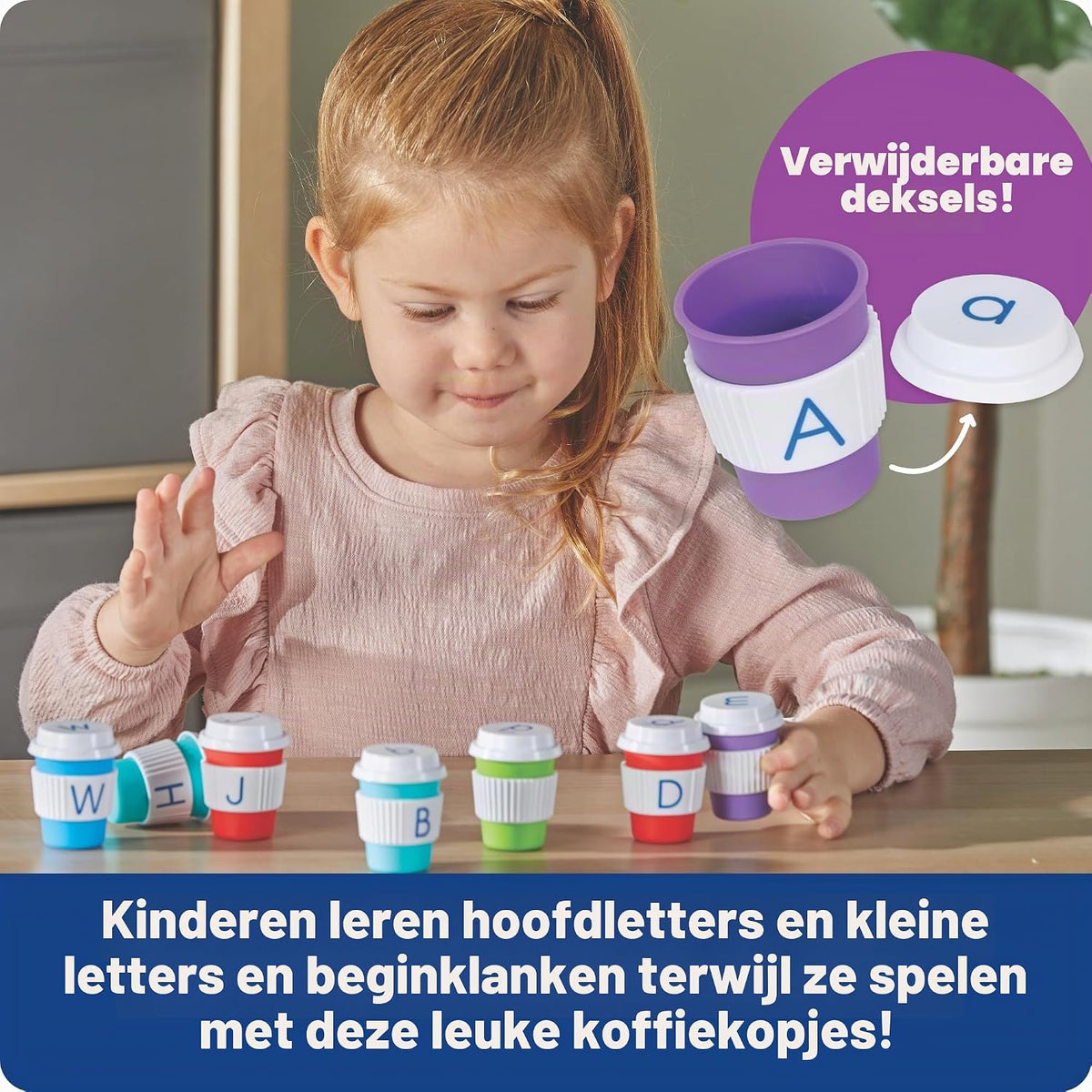 Learning Resources Alfabet koffiecups