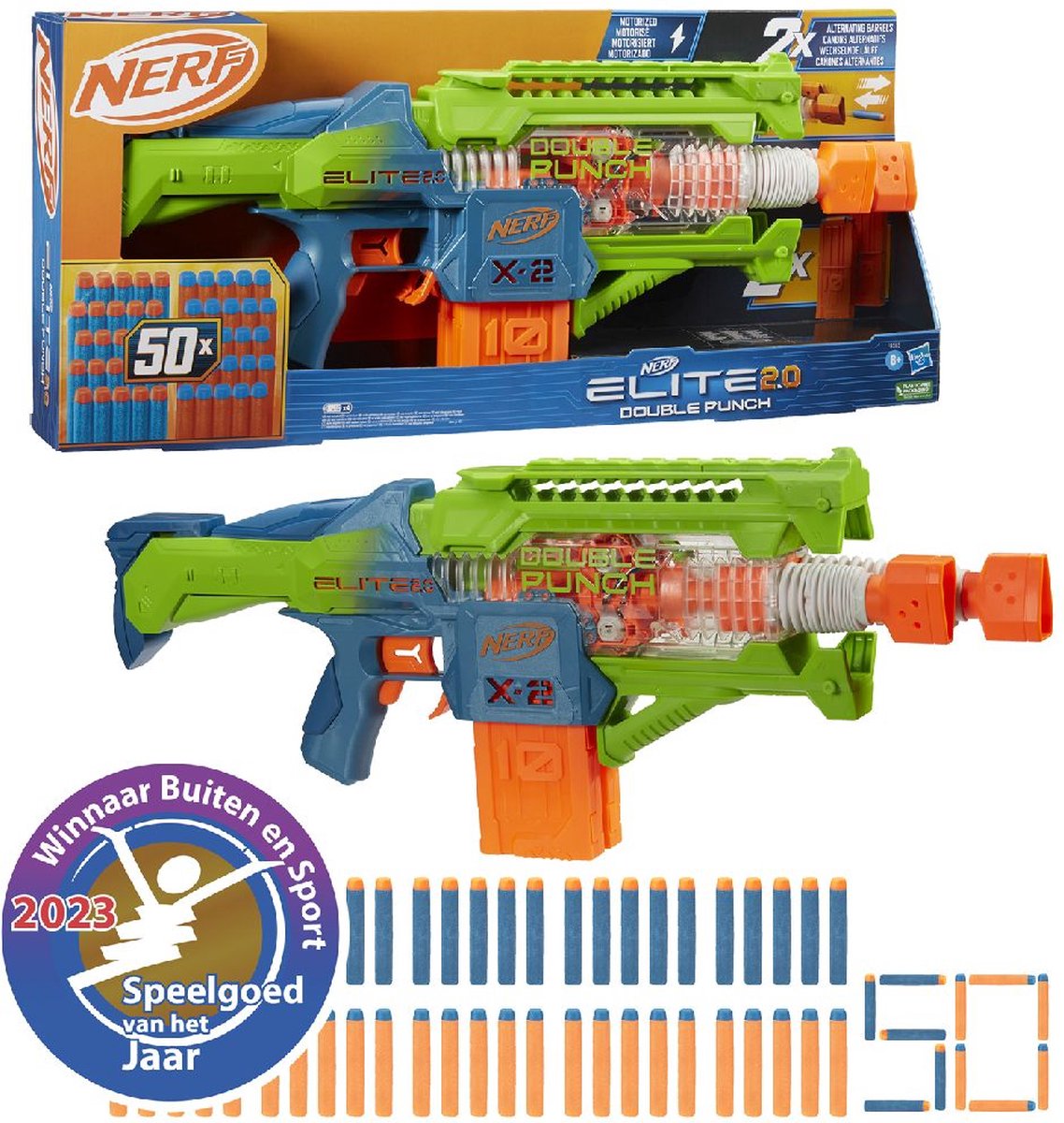 Nerf Elite 2.0 Double Punch - Blaster