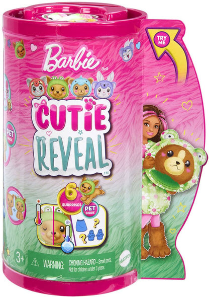 Barbie Cutie Reveal Pop - 13,9 cm - Hond Kikker - Barbiepop