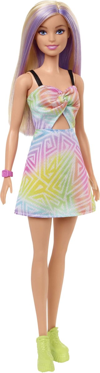 Barbie Fashionistas Pop - Blond - Tie-Dye Jurk - Pop