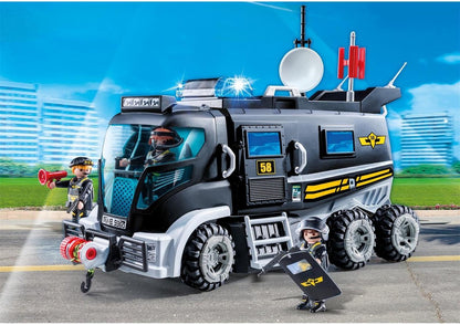 PLAYMOBIL City Action SIE-truck met licht en geluid - 9360