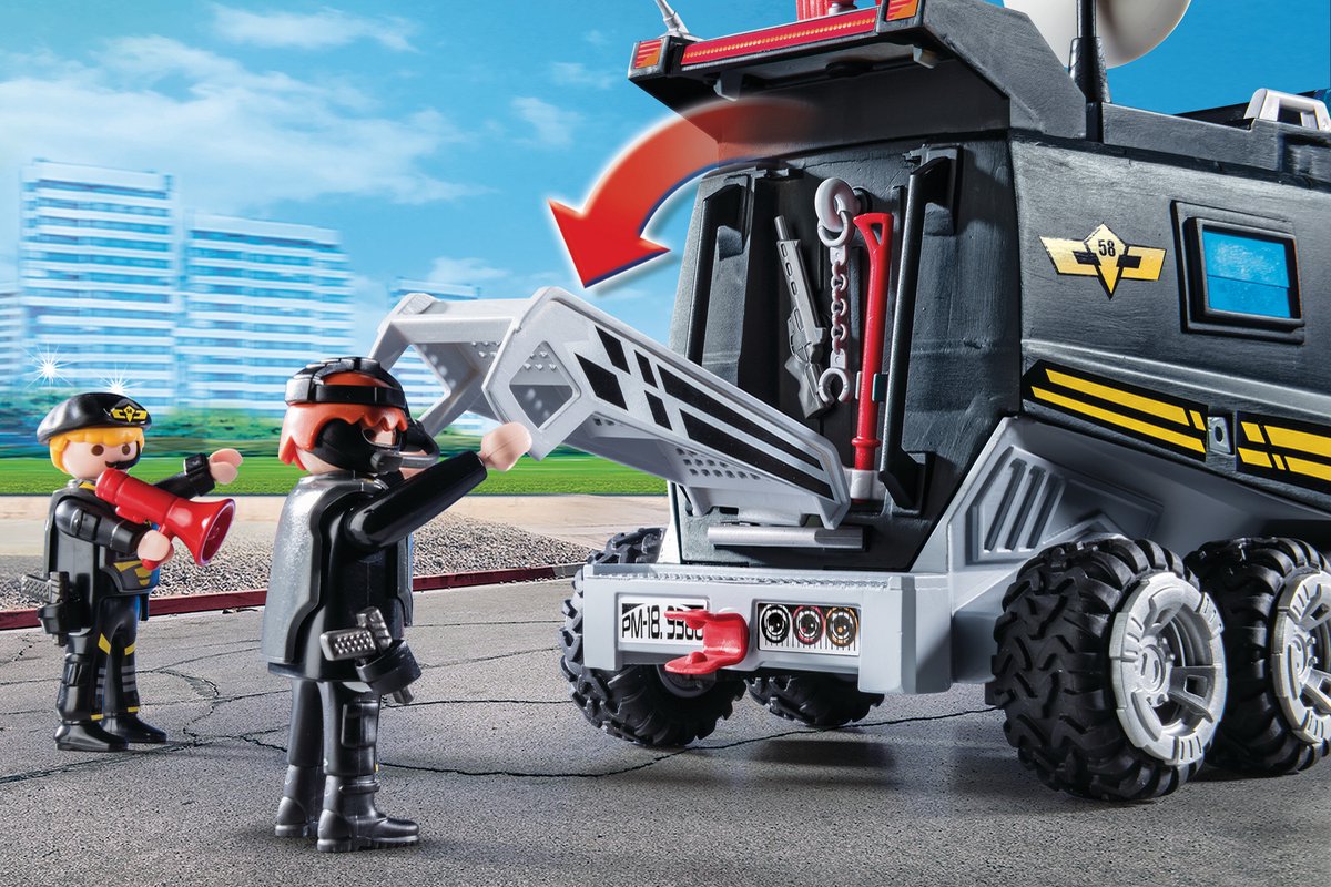 PLAYMOBIL City Action SIE-truck met licht en geluid - 9360
