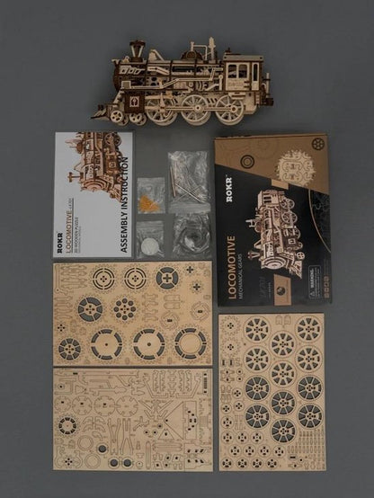 Locomotief hout  LK701