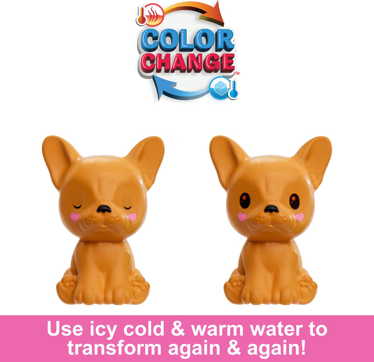 Barbie Cutie Reveal Pop - 13,9 cm - Hond Kikker - Barbiepop