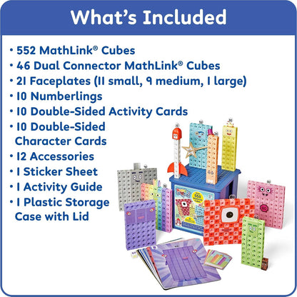Learning Resources - Numberblocks™ Mathlink™ Cubes Activiteitenset Heroes with Zeroes