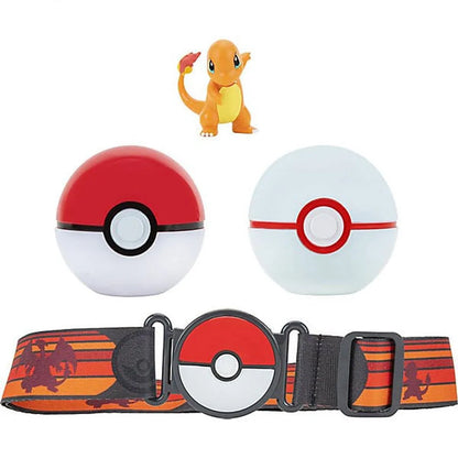PokÃ©mon Clip'n'Go PokÃ© Ball Belt Set PokÃ© Ball, Luxury Ball & Charmander