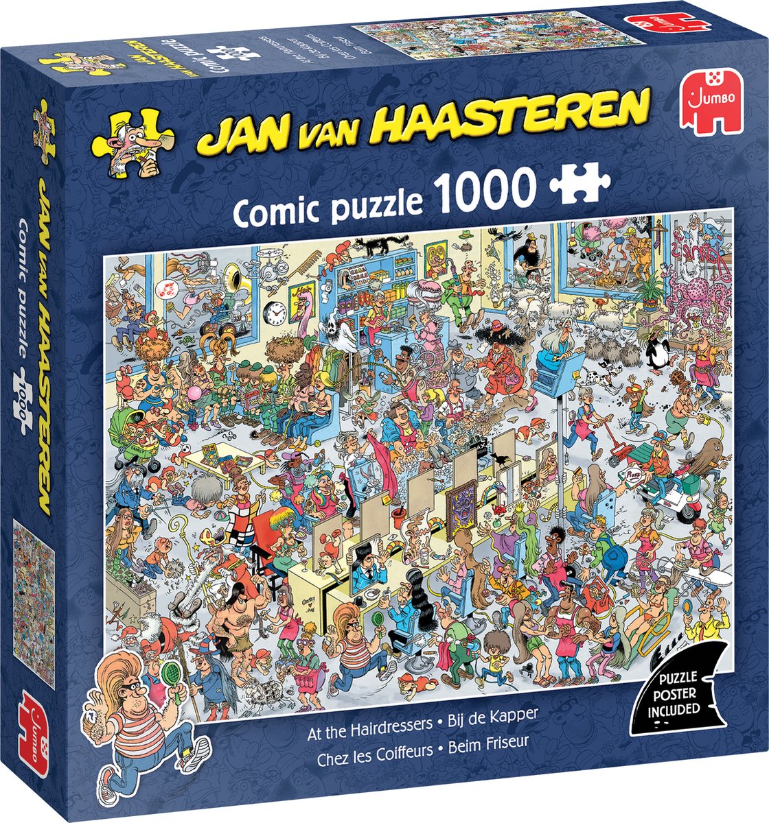 Jan van Haasteren - Bij de Kapper Puzzel 1000 Stukjes