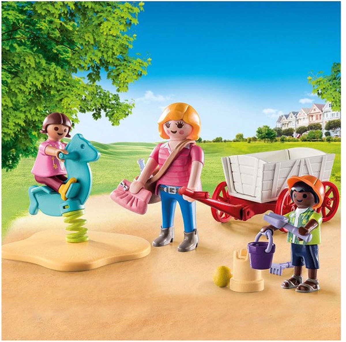 PLAYMOBIL Starterpack Opvoeder met Bolderwagen - 71258