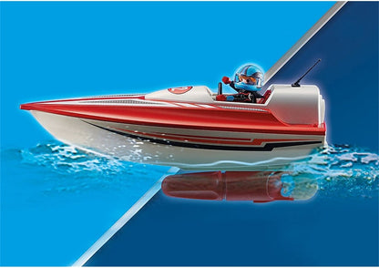 PLAYMOBIL Sports&Action Speedboot met onderwatermotor - 70744