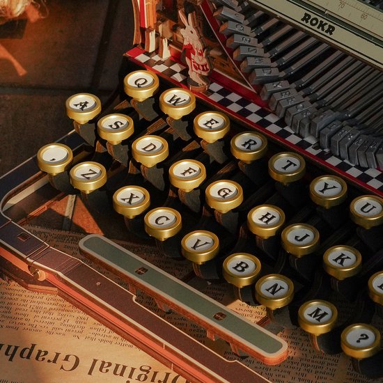 Mechanical Typewriter (magic version) - LK703C - ROKR Mechanical Gears Series - Typemachine