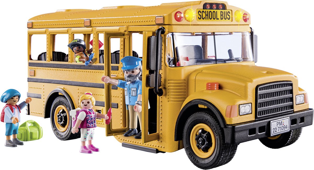 PLAYMOBIL City Life Amerikaanse schoolbus - 70983