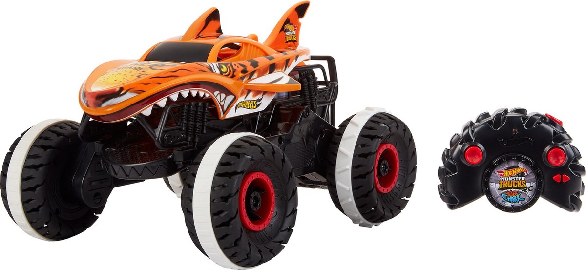 Hot Wheels Monster Trucks Unstoppable Tiger Shark - Raceauto