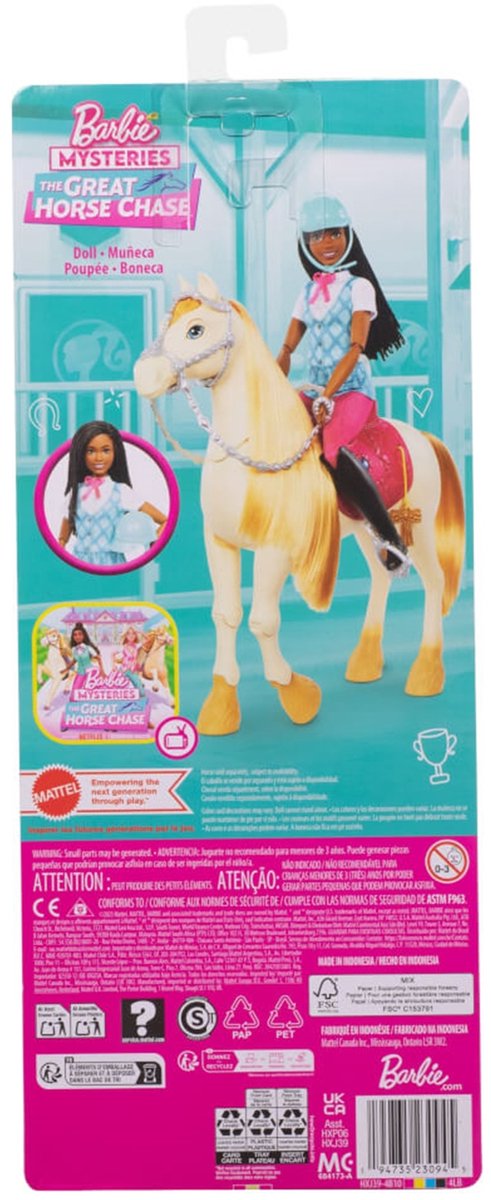 Barbie Mysteries The Great Horse Chase Pop - Barbiepop ruiter