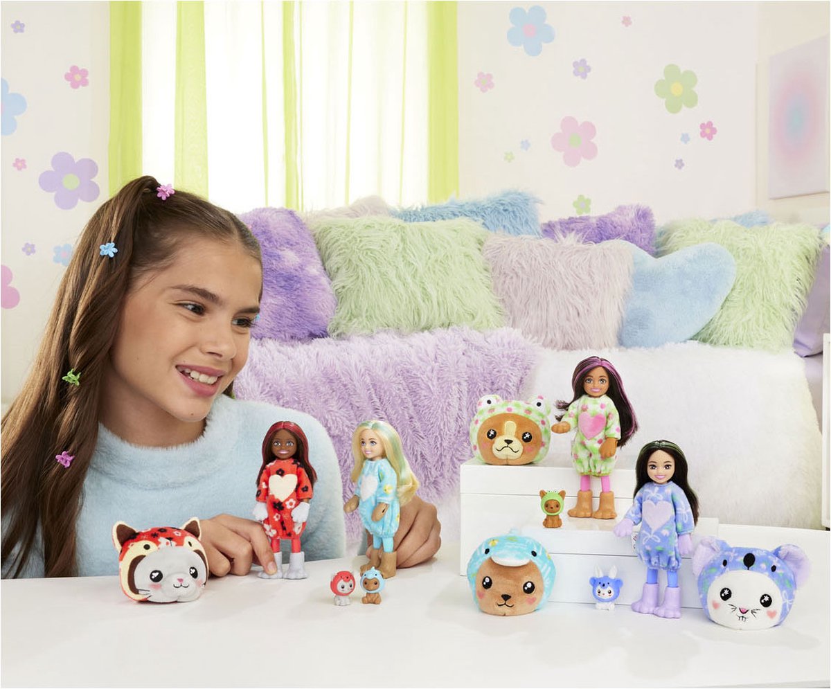 Barbie Cutie Reveal Pop - 13,9 cm - Hond Kikker - Barbiepop