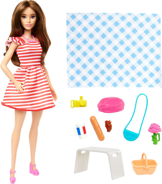 Mattel Barbie Roze Paspoort Parijs Pop - Pink Passport avonturen