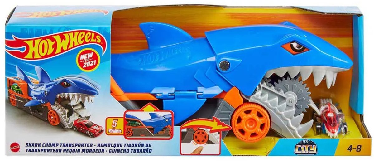 Hot Wheels - Haaien Transportwagen Speelset
