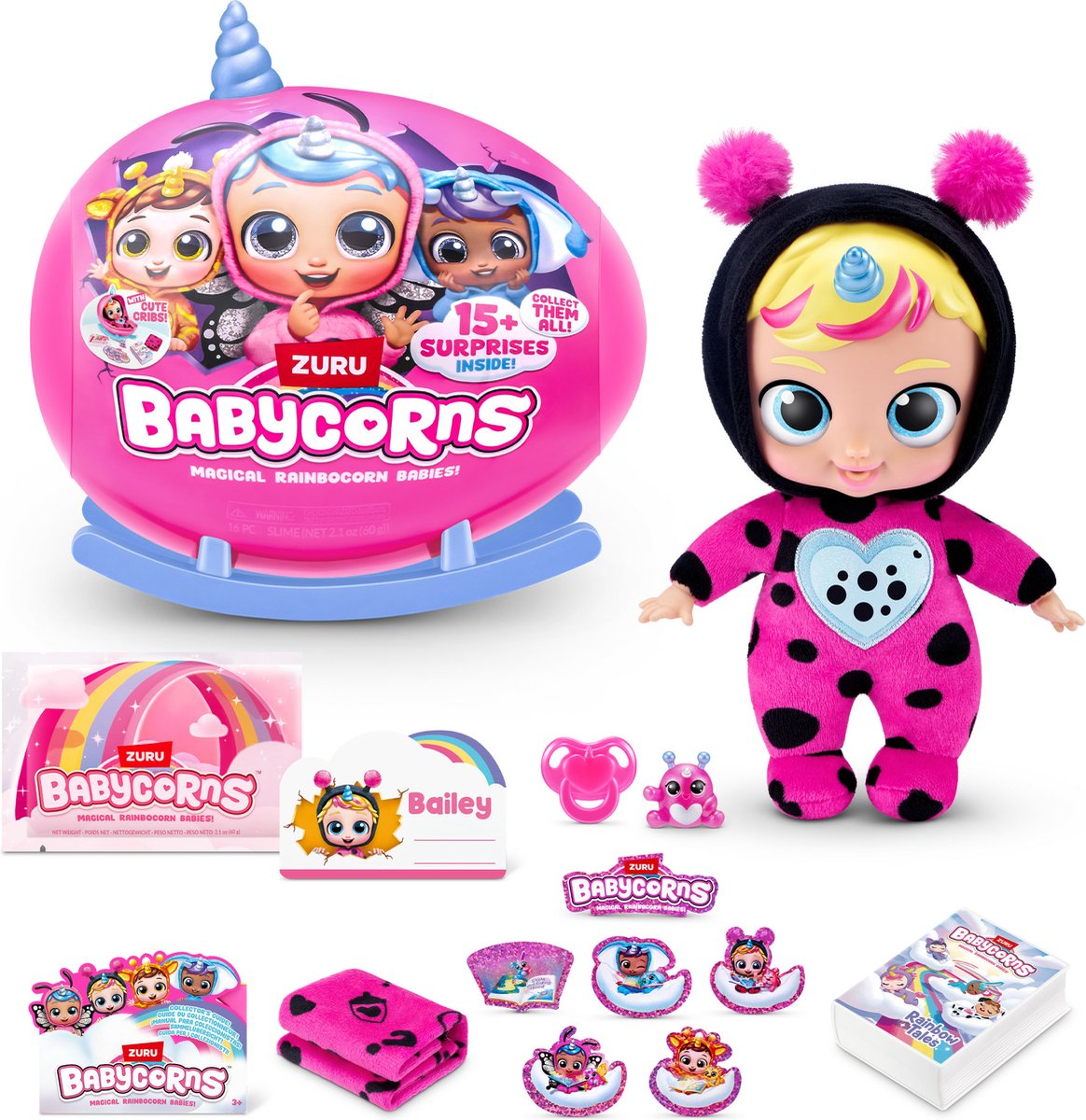 Zuru Rainbocorn babycorn surprise klein magisch speelgoed verrassing.