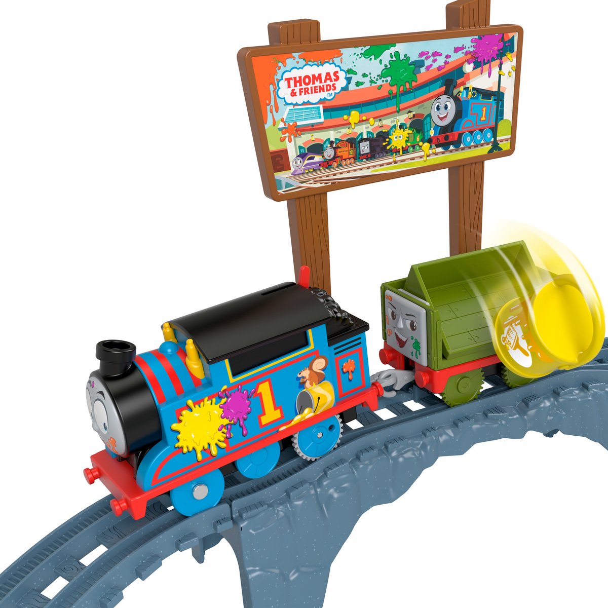 Fisher-Price Thomas de Stoomlocomotief Verfleveringsset