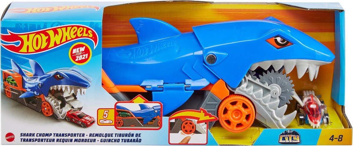 Hot Wheels - Haaien Transportwagen Speelset