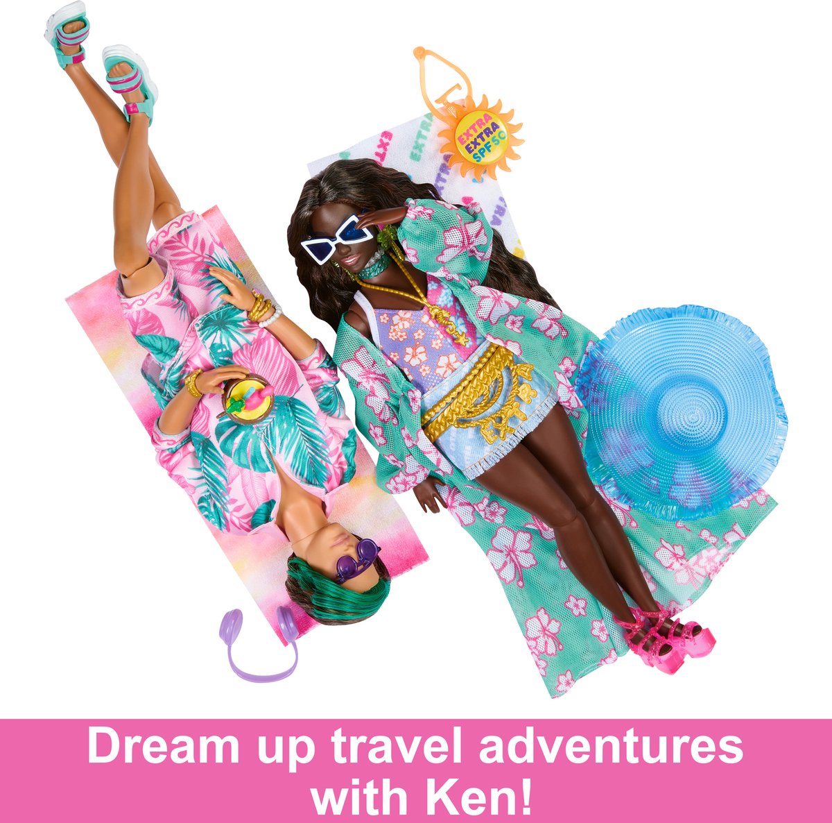 Barbie Extra Fly - Strand - Met accessories - Barbie pop