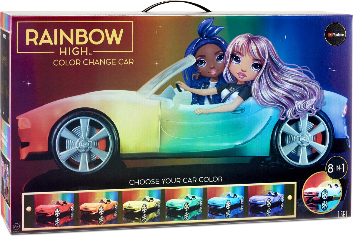 Rainbow High Color Change Car