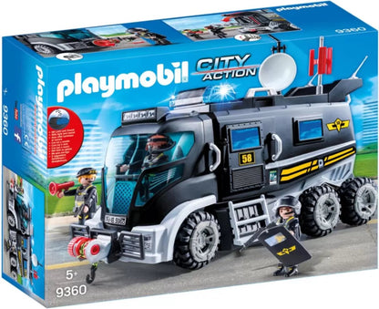 PLAYMOBIL City Action SIE-truck met licht en geluid - 9360