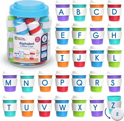 Learning Resources Alfabet koffiecups