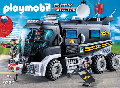PLAYMOBIL City Action SIE-truck met licht en geluid - 9360