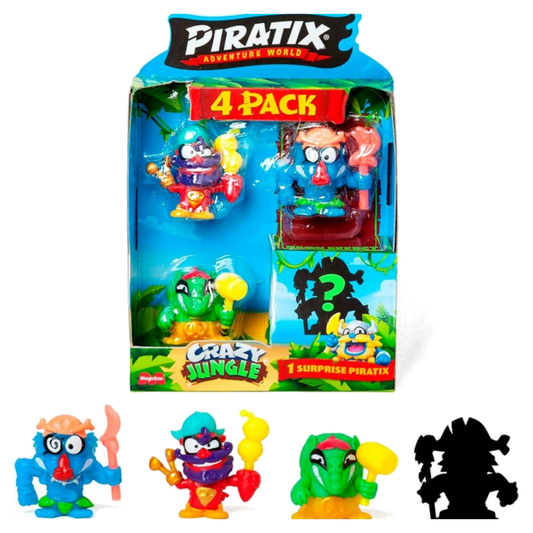 Piratix Crazy Jungle - 4 Pak