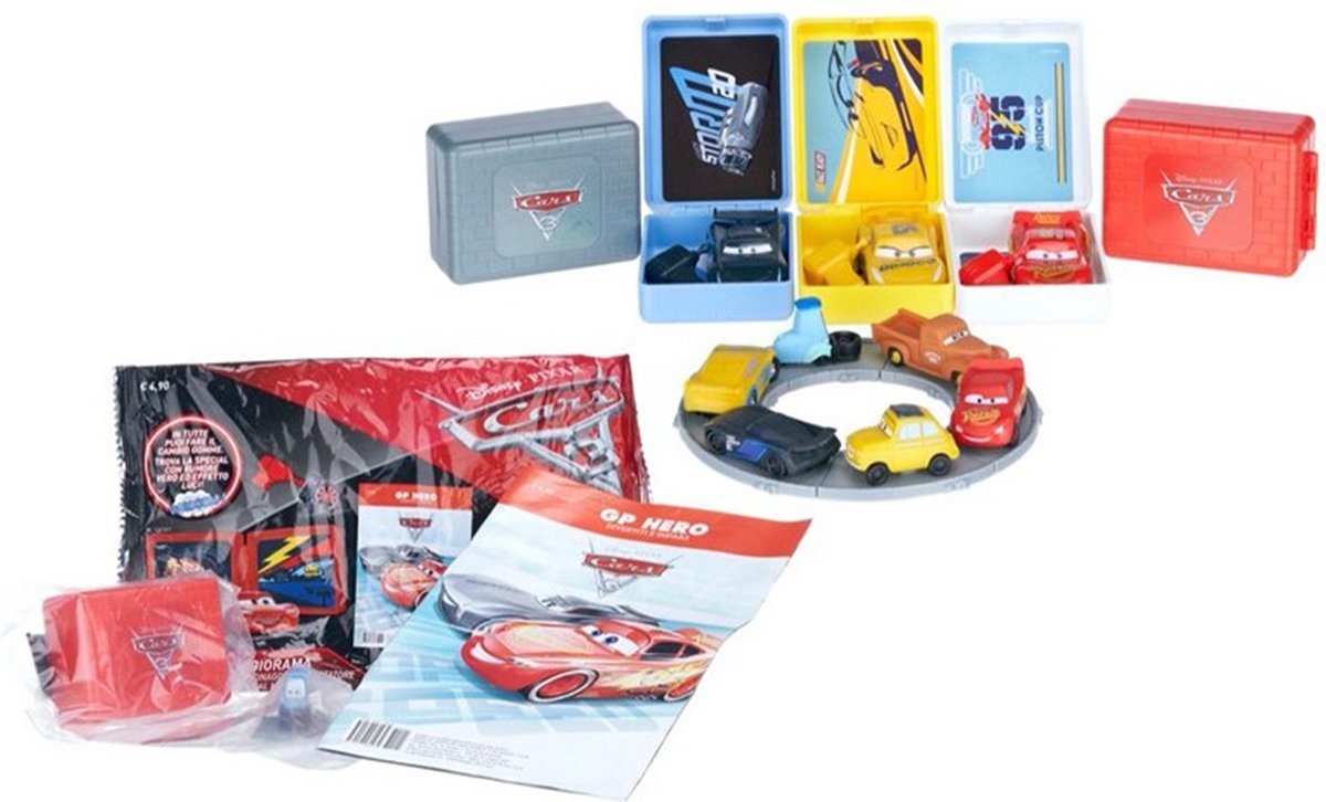 BLINDBAG DISNEY CARS PIT STOP BOX ASSORTI 17X27CM
