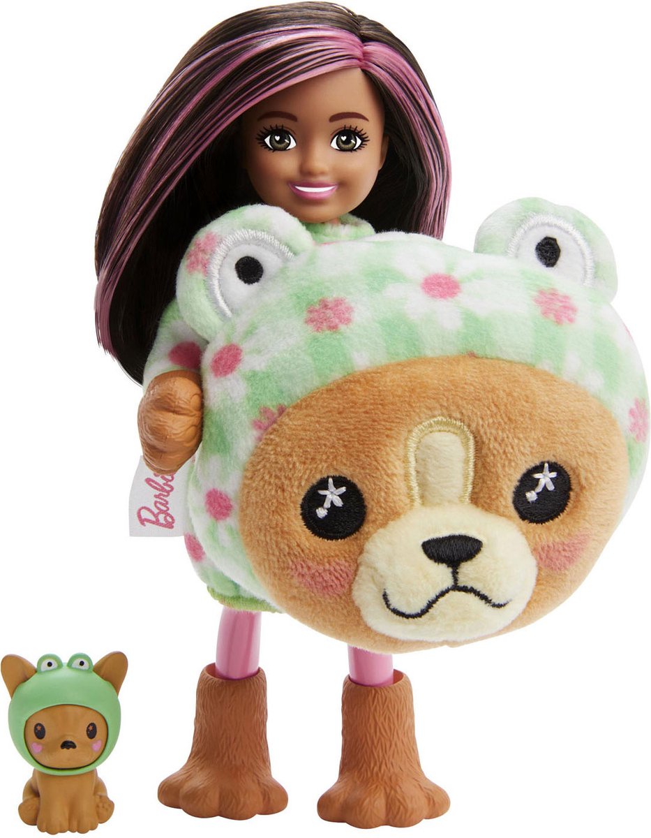 Barbie Cutie Reveal Pop - 13,9 cm - Hond Kikker - Barbiepop