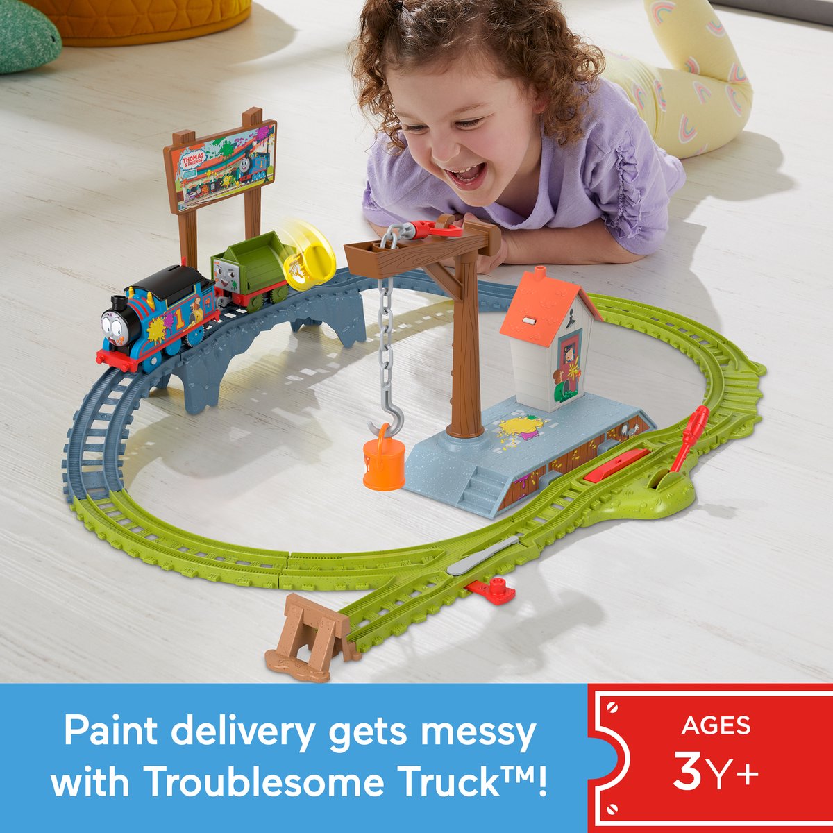 Fisher-Price Thomas de Stoomlocomotief Verfleveringsset