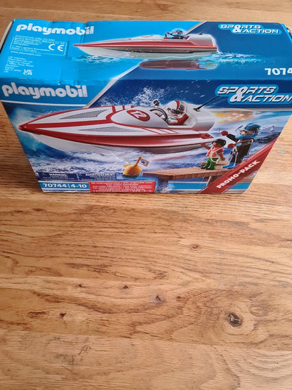 PLAYMOBIL Sports&Action Speedboot met onderwatermotor - 70744