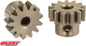 Team Corally - 32 DP Motortandwiel - Kort - Gehard staal - 13 Tanden - Motoras dia. 3.17mm