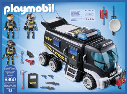 PLAYMOBIL City Action SIE-truck met licht en geluid - 9360