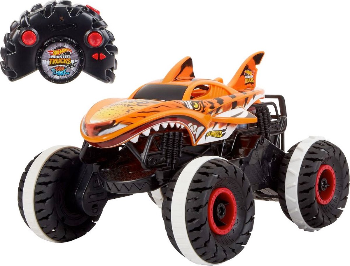 Hot Wheels Monster Trucks Unstoppable Tiger Shark - Raceauto