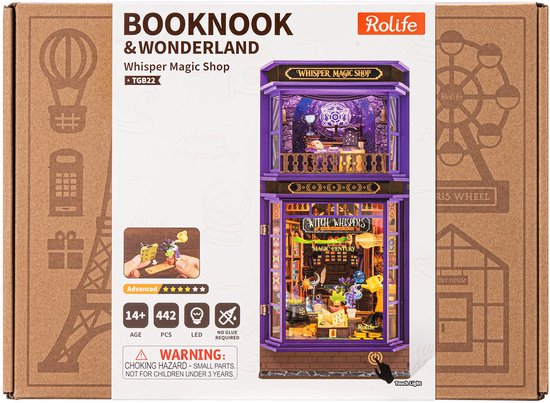 Rolife Book Nook Whisper Magic Shop - Rolife Book Nook & Wonderland Series - TGB22