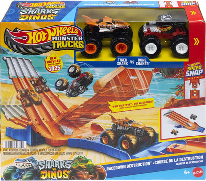 HOT WHEELS Monstertrucks RACEN EN SLOPEN