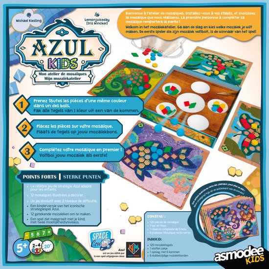Azul Kids mozaïekspel voor kinderen