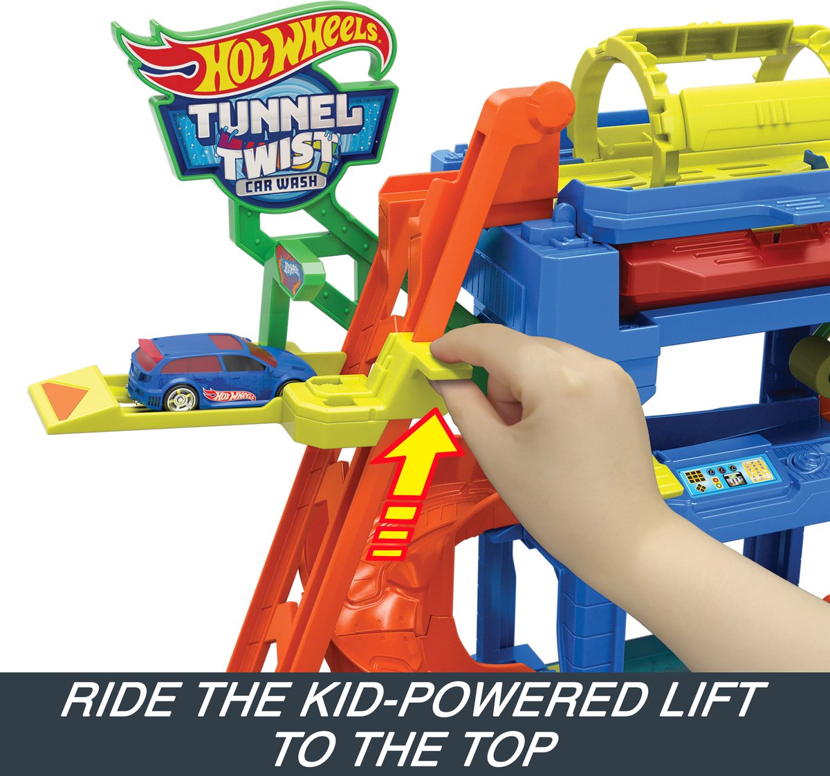 Hot Wheels City Tunnel Twist Car Wash - Racebaan