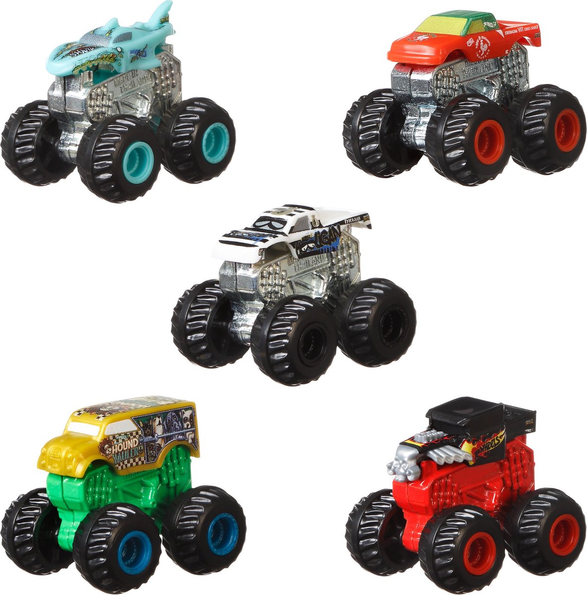 Hot Wheels Verrassingsauto Mystery Truck Jongens Die-cast 4-delig