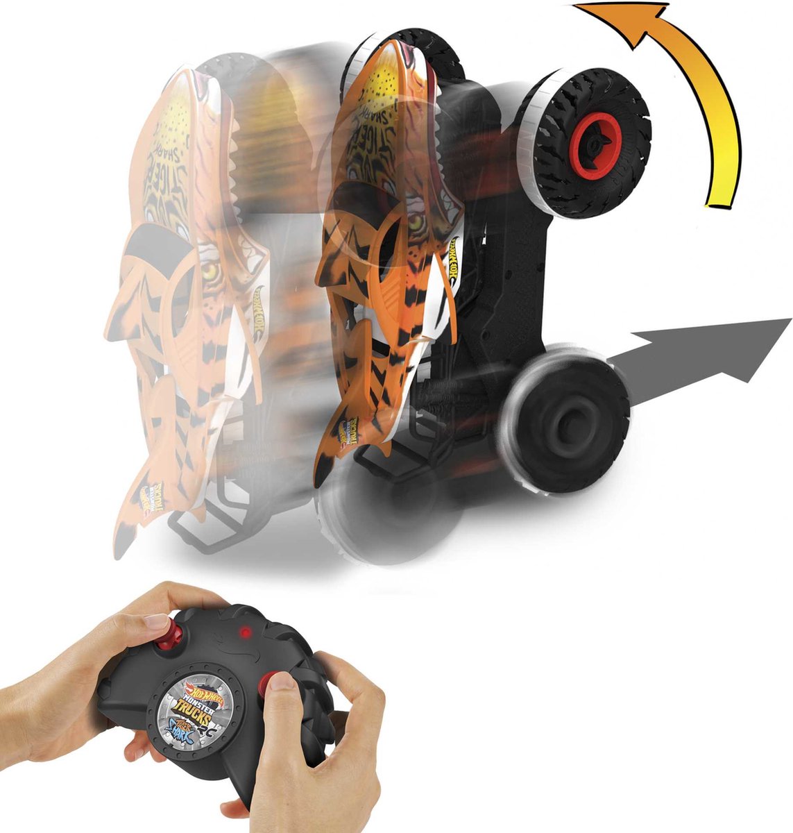 Hot Wheels Monster Trucks Unstoppable Tiger Shark - Raceauto