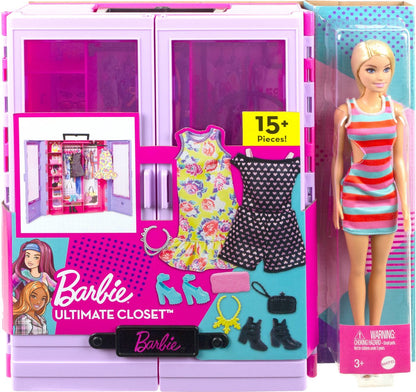 Barbie Super Kledingkast - Barbiepop - Barbie kleertjes