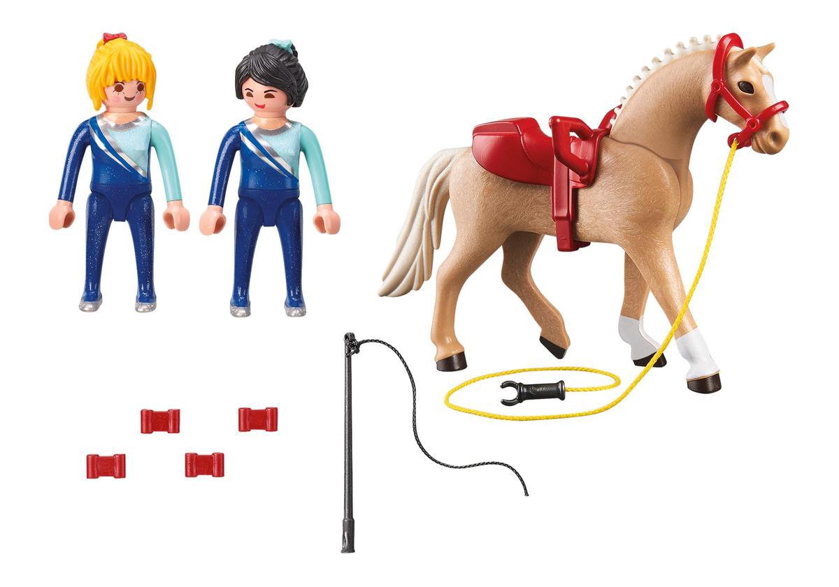 Country Voltigeteam met paard - 6933