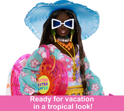 Barbie Extra Fly - Strand - Met accessories - Barbie pop