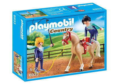 Country Voltigeteam met paard - 6933