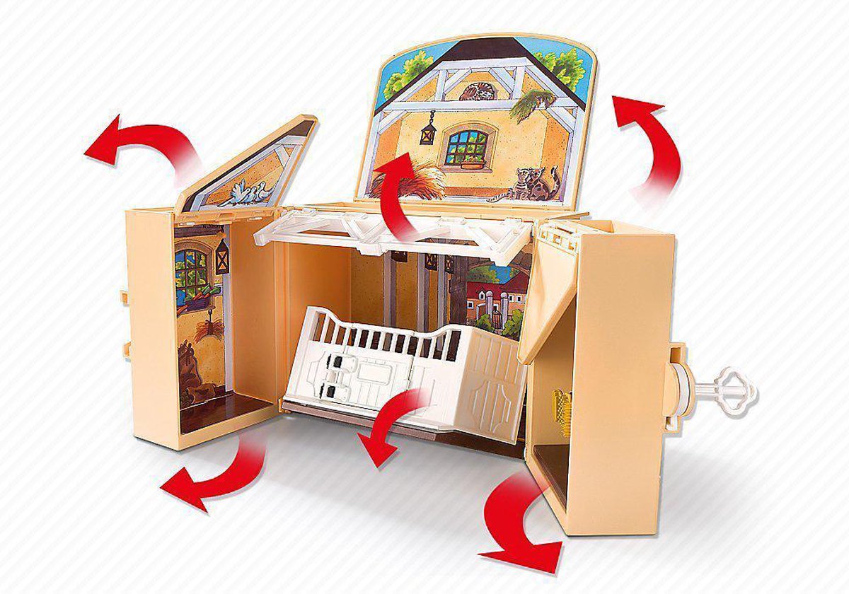 Speelbox "Paardenstal" / Coffre  "Ecurie"