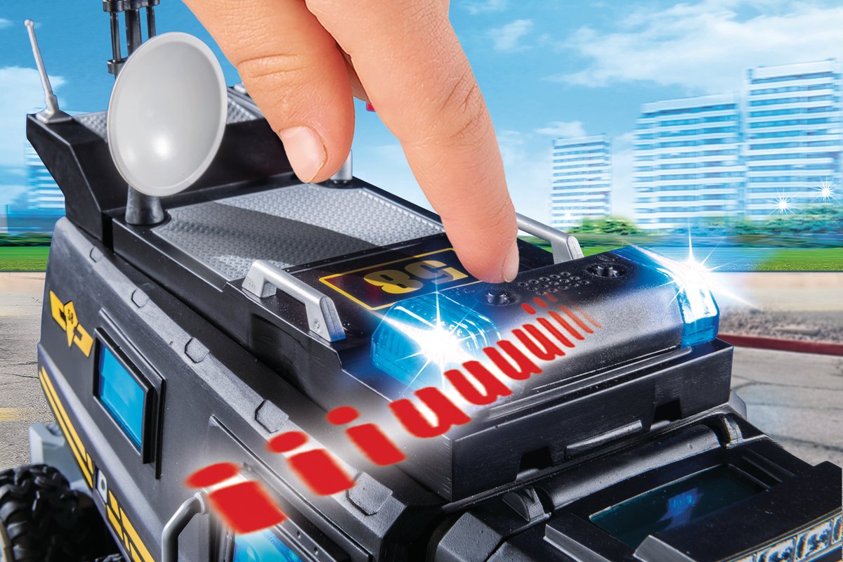 PLAYMOBIL City Action SIE-truck met licht en geluid - 9360
