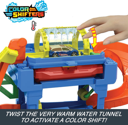 Hot Wheels City Tunnel Twist Car Wash - Racebaan